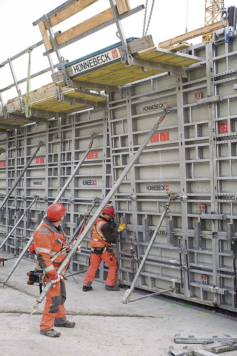 So urteilten die Rohbauer über die Platinum-Schalung: „Mit solch einer Wandschalung kann man wirklich Arbeitszeit sparen.“