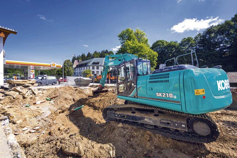 Kobelco-Raupenbagger SK210 LC. (Foto: Kobelco Construction Machinery Europe B.V.)