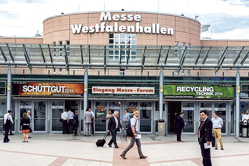 Am 4. und 5. November 2015 öffnen die Fachmessen Schüttgut & Recycling-Technik in Dortmund ihre Tore. (Foto: Easyfairs Deutschland GmbH)