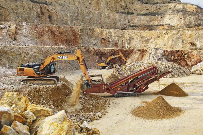 Die Raupenbagger der D-Serie unterstreichen die Führungsposition von Case in Bezug auf sparsamen Kraftstoffverbrauch.  (Foto: Case Construction Equipment)