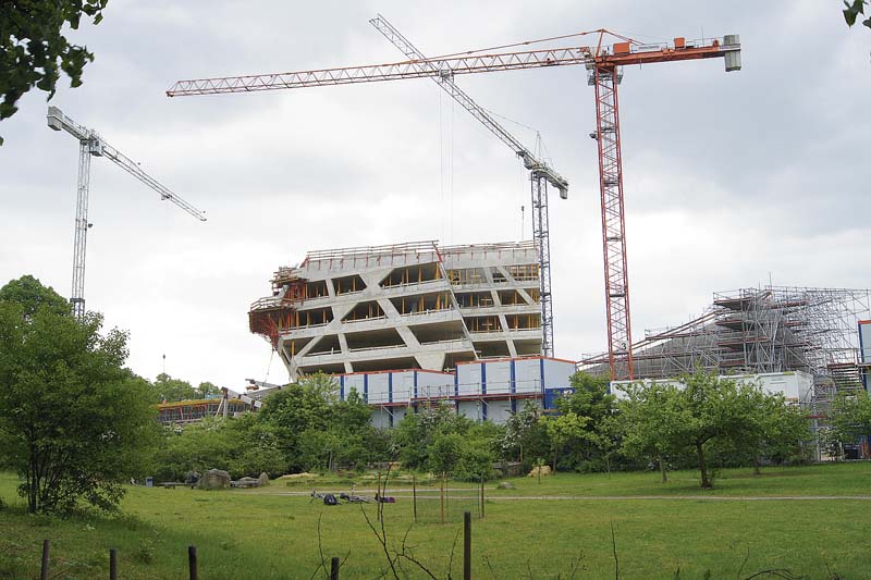 Der Neubau liegt im Süden Lüneburgs, zwischen Uelzener Straße und Scharnhorst Straße.   (Foto: DBU/Dietmar Puttins)