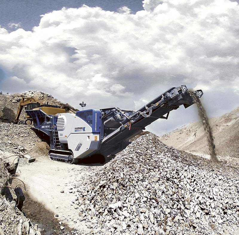 Der mobile Backenbrecher MC 110 Z EVO. (Foto: Kleemann GmbH)