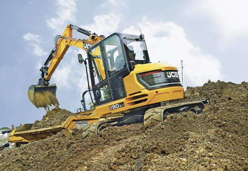 90Z heißt der neue Nullheckbagger von JCB. Er ist ganz einfach der robusteste Bagger in der 9-Tonnen-Klasse, den JCB je gebaut hat.  (Foto: JCB)