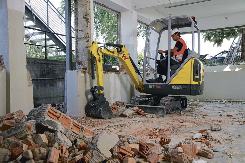Wacker Neuson-Minibagger ET16.   (Foto: Wacker Neuson SE)