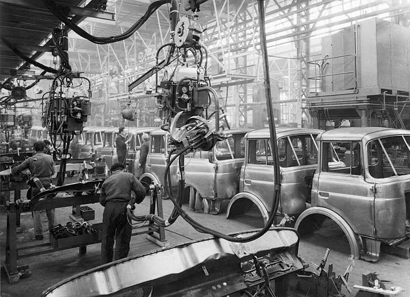 Werk in Vénissieux im Jahr 1962. (Foto: Renault Trucks SAS)