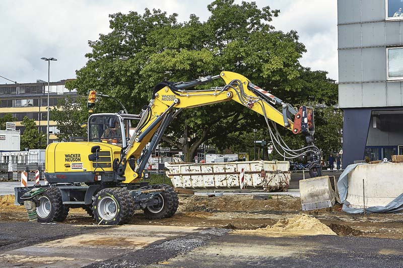 Der rund 550 Meter lange Wallringtunnel verläuft durch die Hamburger Innenstadt und verbindet die Kreuzungen Ferdinandstor und Deichtorplatz.  (Foto: Wacker Neuson)