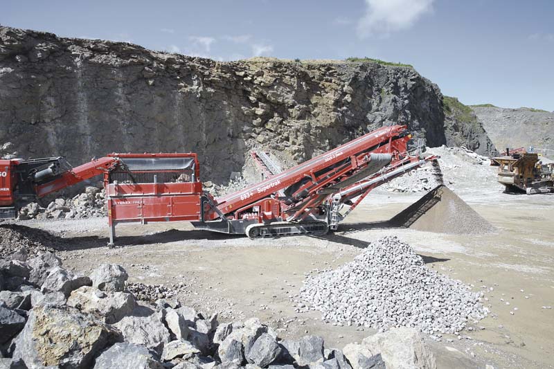 Terex Finlay 693+ Spaleck-Anlage.  (Foto: Terex Finlay)