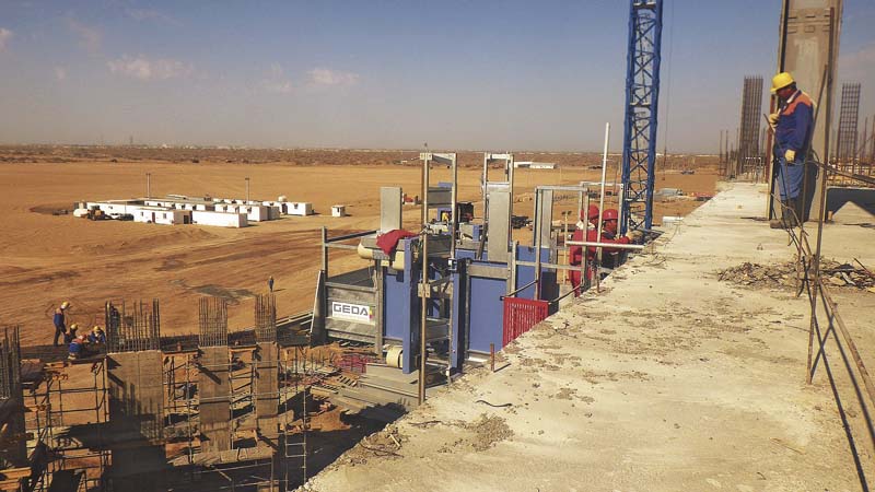 Das türkmenisch-urkrainische Bauprojekt wird im Rahmen des „nationalen Programms für soziale und wirtschaftliche Entwicklung“ umgesetzt. (Foto: Geda-Dechentreiter GmbH & Co. KG)