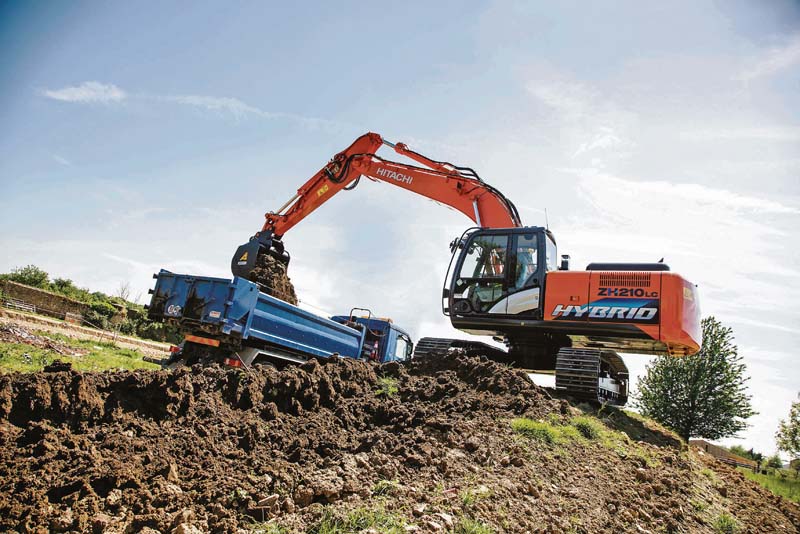 Hohe Effizienz bei gleichzeitiger Wirtschaftlichkeit: Der Hybridbagger ZH210LC-5.   (Foto: Kiesel GmbH)