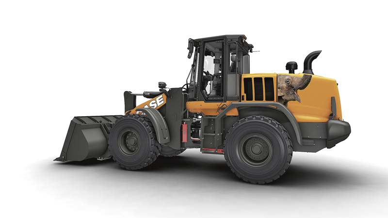 Case-Radlader 721G: Den Facebook-Wettbewerb gewann Stefano Scardovi aus Ravenna in Italien. Sein Entwurf zeigt einen Elefanten, der für die Robustheit und Hubkraft des Radladers steht.    (Foto: Case Construction Equipment)