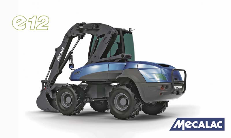 2018 bietet Mecalac eine zu 100 Prozent elektrisch betriebene Maschine an: die Elektroversion des 12 MTX.    (Foto: Mecalac Baumaschinen GmbH)