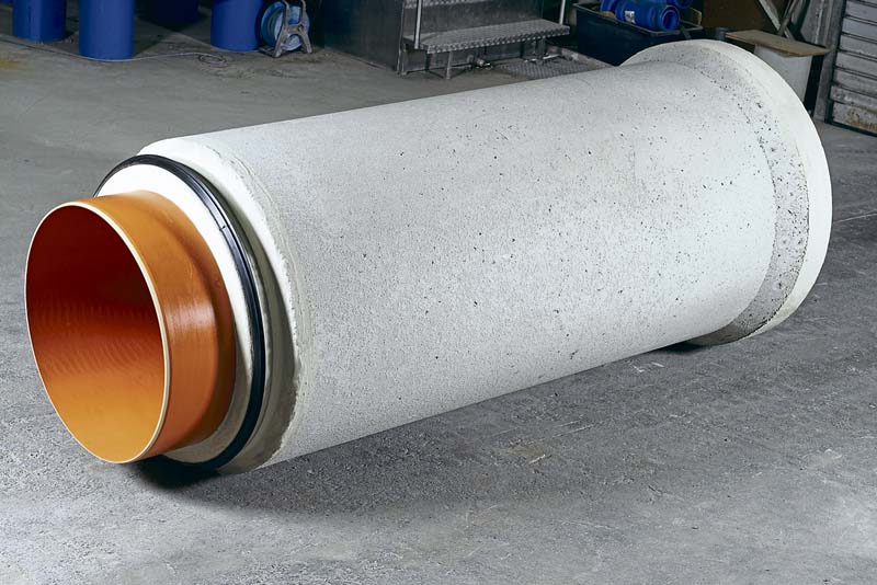 Das Ergebnis ist ein äußerst dichtes, stabiles und langlebiges Rohrsystem.    (Foto: Gebr. Fasel Betonwerk GmbH)