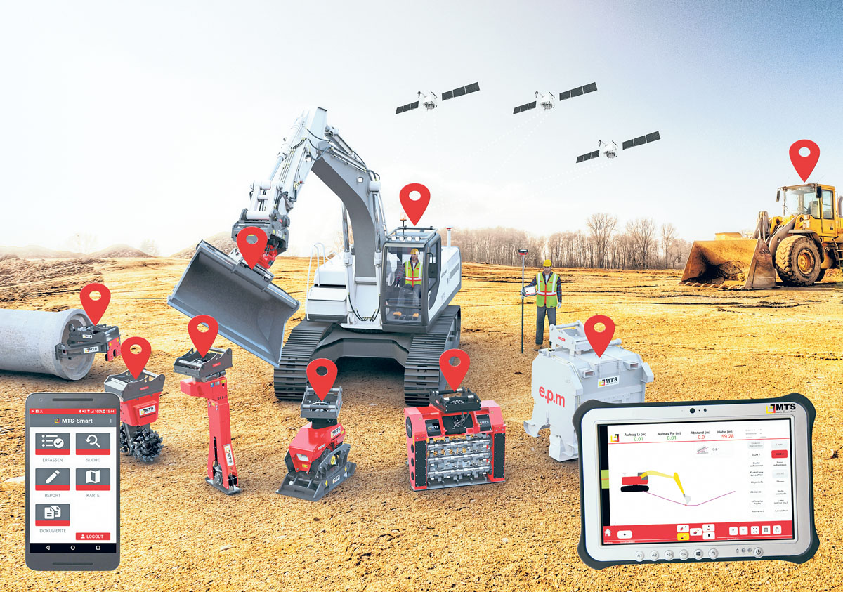 Die digitale Baustelle wird  wahrscheinlich schon in wenigen Jahren  in Deutschland zur Regel werden.  (Foto: MTS)