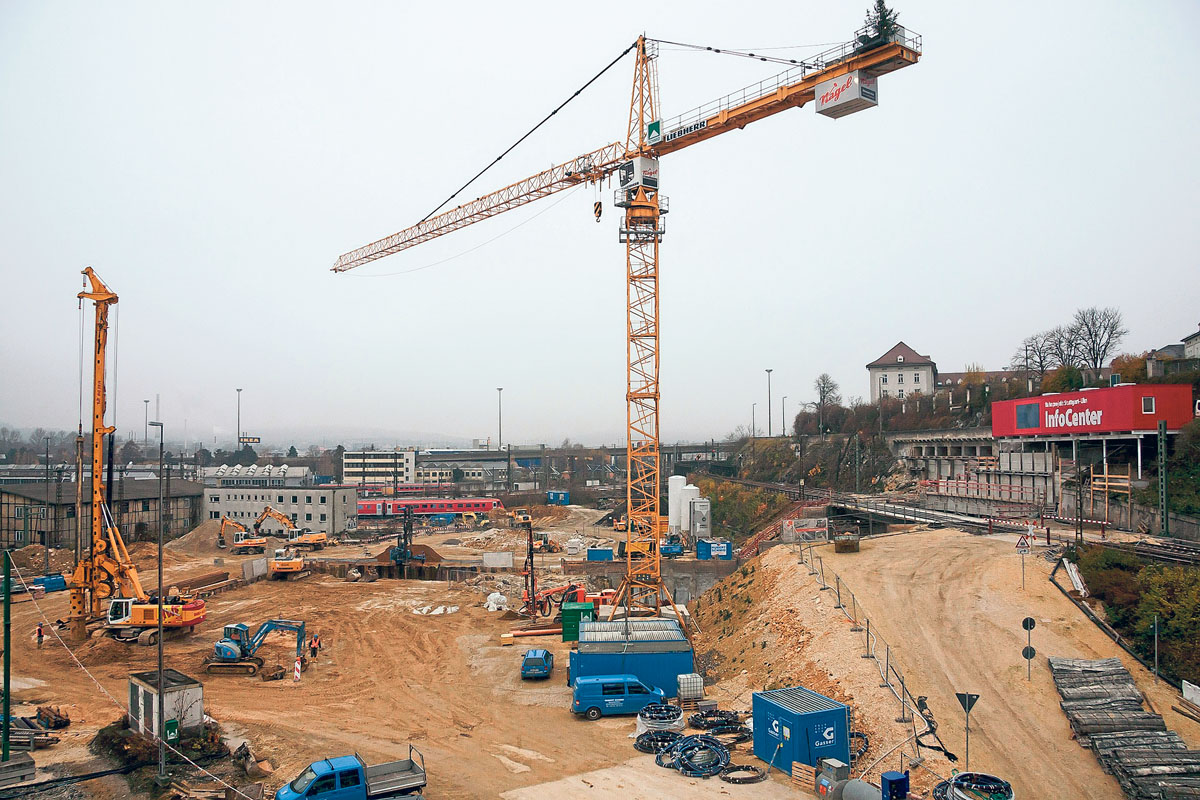 Eine Baustelle in Stuttgart.  (Foto: Pixabay)