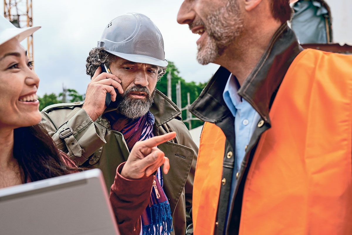 Auch unterwegs muss niemand auf den Komfort der Cloud-Telefonanlage verzichten. (Foto: Telekom)