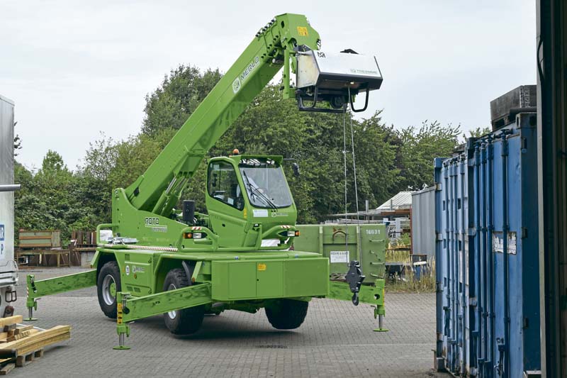 Merlo Roto mit Plug-In E-Antrieb. (Foto: Merlo Deutschland GmbH)