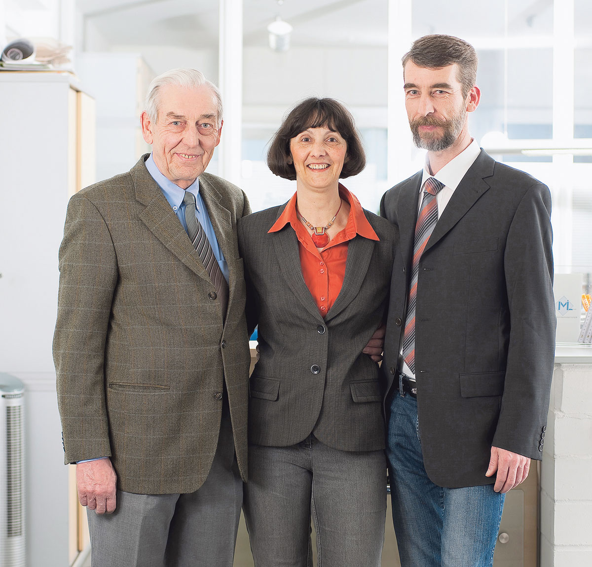 Im Bild (v.l.n.r.): Willi Schwalm, Angelika Schwalm, Martin Schwalm. (Foto: Schwalm)