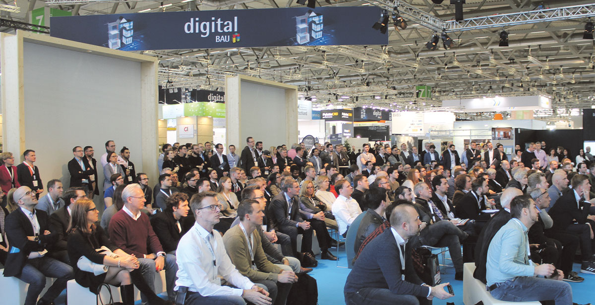 Größer als vom Veranstalter erwartet: Das Interesse des Fachpublikums an der vom 11. bis 13. Februar veranstalteten  digitalBau 2020 in Köln.  (Foto: Jasch Zacharias)