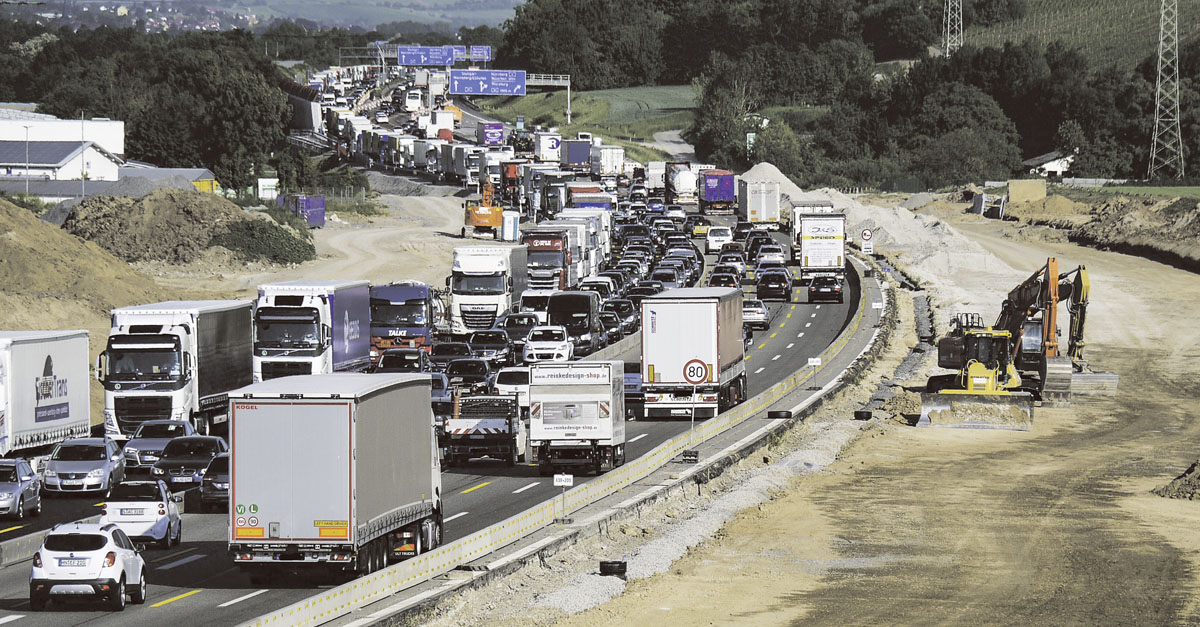 Erweiterungen und Neubau von Autobahnen gehören zum geltenden Bundesverkehrswegeplan. (Foto: Pixabay)
