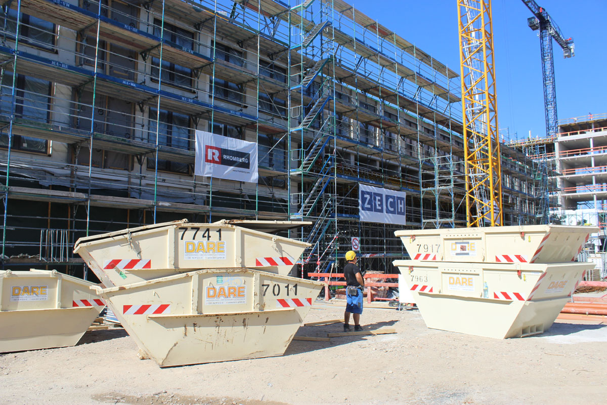 Vor Corona projektiert: Auf der "Schöneberger Linse" am Bahnhof Berlin-Südkreuz entsteht  ein neues Wohn-und Geschäftsviertel. (Foto: Jasch Zacharias)