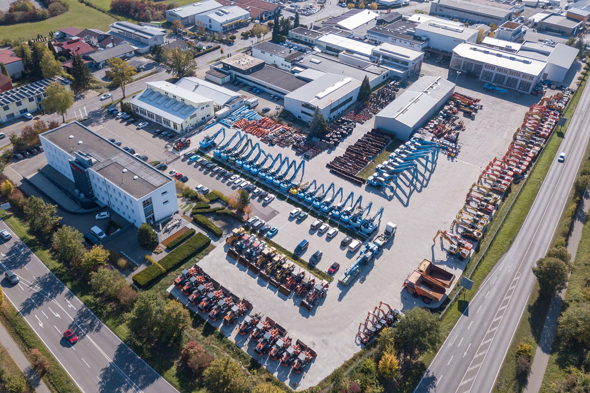 Stammsitz der Kiesel-Gruppe in Baienfurt (Oberschwaben). Einer von etwa 50 Standorten in Deutschland, Österreich und Polen. (Foto Kiesel GmbH)