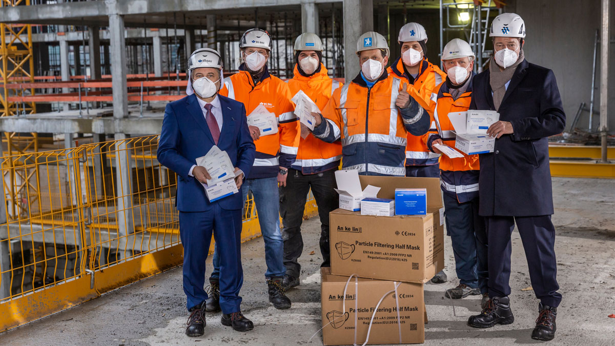 "Safety first" auf der Baustelle