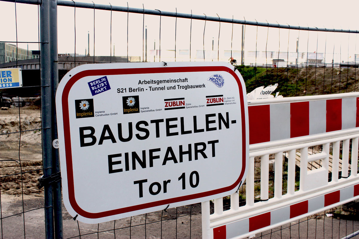 Berlin finanziert mit Bundeszuschüssen den Bau der S-Bahnlinie 21. Das Projekt kommt langsamer voran als zunächst geplant.  (Foto: Jasch Zacharias)