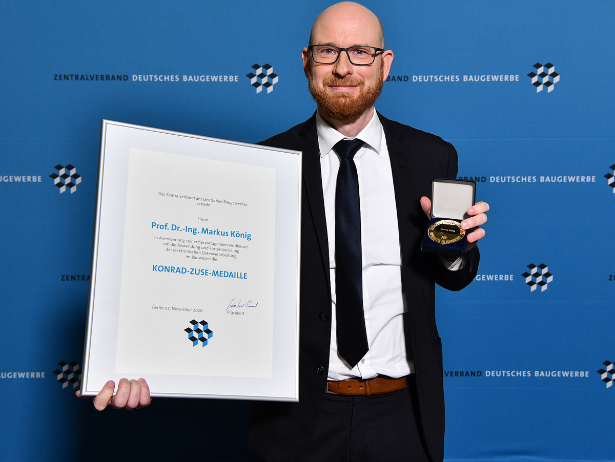 ZDB ehrt Markus König mit Konrad-Zuse-Medaille