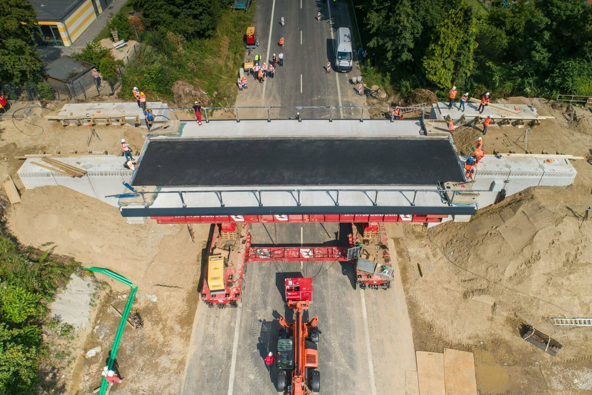 Echterhoff baut Brücke über B 68 in nur 20 Tagen