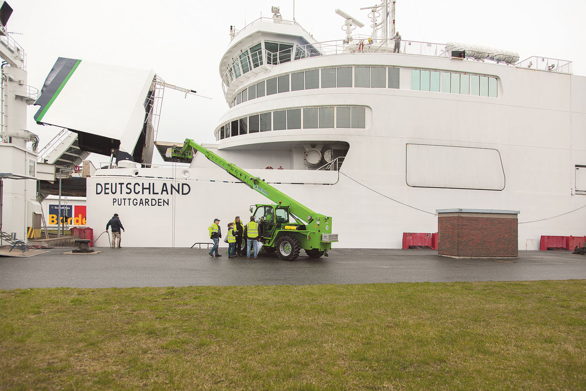 Der Alrounder von HKL kommt bei Scandlines zum Einsatz. (Foto: Cream Communication)