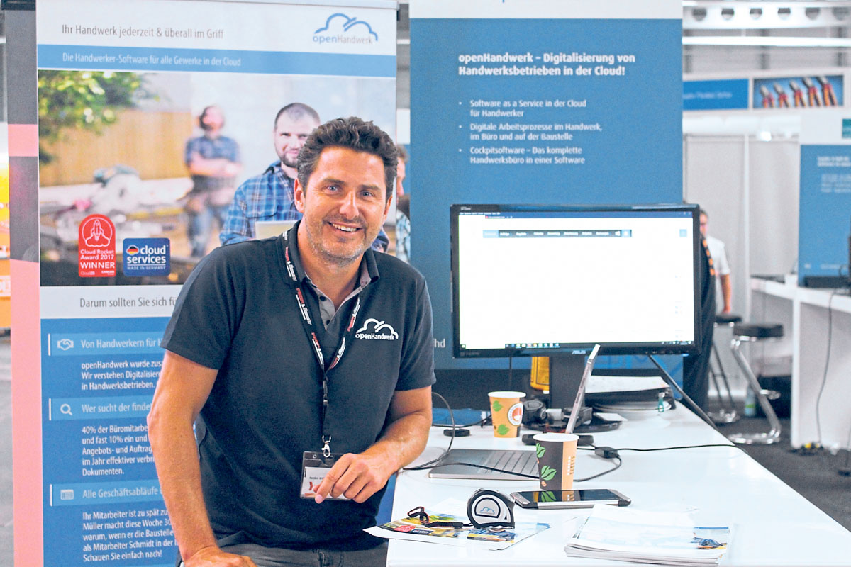Martin Urbanek hat die  Softwarelösung entwickelt. ( Foto: openHandwerk)
